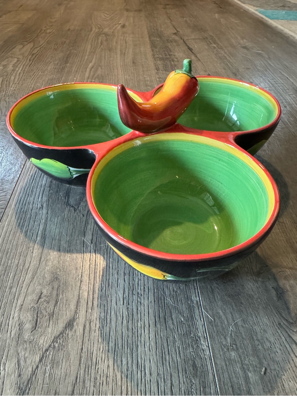 Clay Art Ceramic Salsa Serving Dish